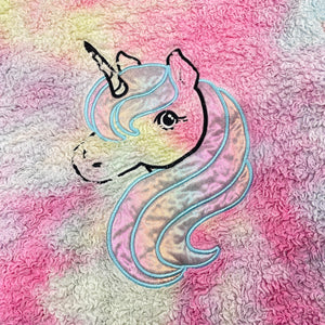 Girls Peter Alexander, fleece winter pyjama top, unicorn, FUC, size 6,  