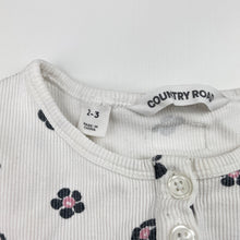 Load image into Gallery viewer, Girls Country Road, ribbed stretchy long sleeve top, small marks, FUC, size 2-3,  