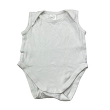 Load image into Gallery viewer, Unisex Target, white cotton bodysuit / romper, GUC, size 000,  