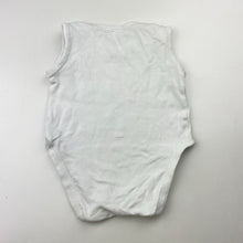 Load image into Gallery viewer, Unisex Target, white cotton bodysuit / romper, GUC, size 000,  