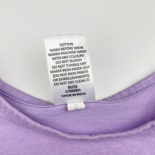 Load image into Gallery viewer, Girls Target, purple cotton t-shirt dress, EUC, size 2, L: 47cm