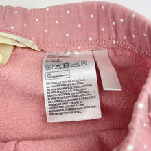 Load image into Gallery viewer, Girls H&amp;M, fleece lined leggings, elasticated, Inside leg: 50cm, GUC, size 7,  