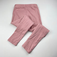 Load image into Gallery viewer, Girls H&amp;M, fleece lined leggings, elasticated, Inside leg: 50cm, GUC, size 7,  