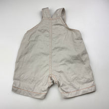 Load image into Gallery viewer, Girls Ackermans Baby, embroidered cotton overalls / shortalls, GUC, size 000,  
