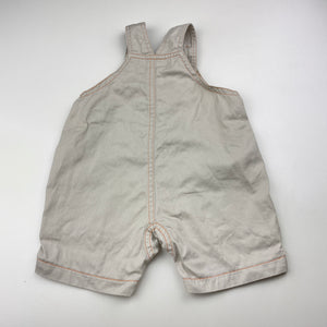 Girls Ackermans Baby, embroidered cotton overalls / shortalls, GUC, size 000,  