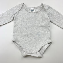 Load image into Gallery viewer, Unisex Anko, grey marle cotton bodysuit / romper, GUC, size 000,  