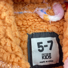 Load image into Gallery viewer, Girls Cotton On, thick fleece oversize hoodie sweater, unicorns, GUC, size 5-7,  