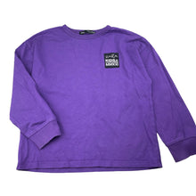 Load image into Gallery viewer, Boys Zara, purple cotton long sleeve top, GUC, size 7-8,  