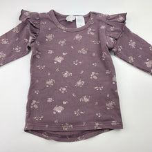 Load image into Gallery viewer, Girls Jamie Kay, ribbed floral organic cotton blend top, FUC, size 1,  