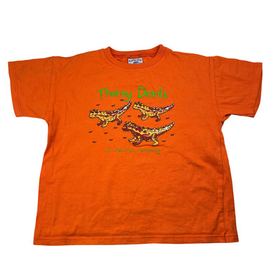 Boys Australian Grown, orange cotton tee / top, FUC, size 8,  