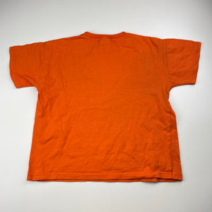 Boys Australian Grown, orange cotton tee / top, FUC, size 8,  