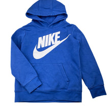 Load image into Gallery viewer, Unisex Nike, fleece lined hoodie sweater, wash fade, FUC, size 5-6,  