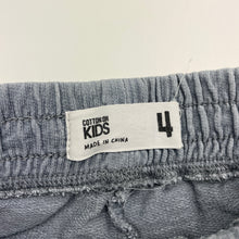 Load image into Gallery viewer, Boys Cotton On, grey casual shorts, elasticated, FUC, size 4,  