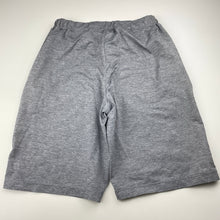 Load image into Gallery viewer, Boys Uniqlo, grey marle shorts, elasticated, marks front right side, FUC, size 13,  