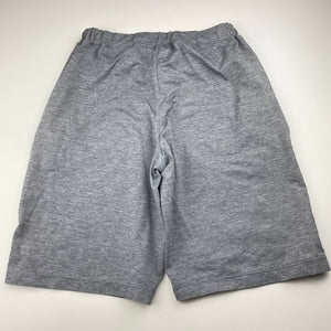 Boys Uniqlo, grey marle shorts, elasticated, marks front right side, FUC, size 13,  
