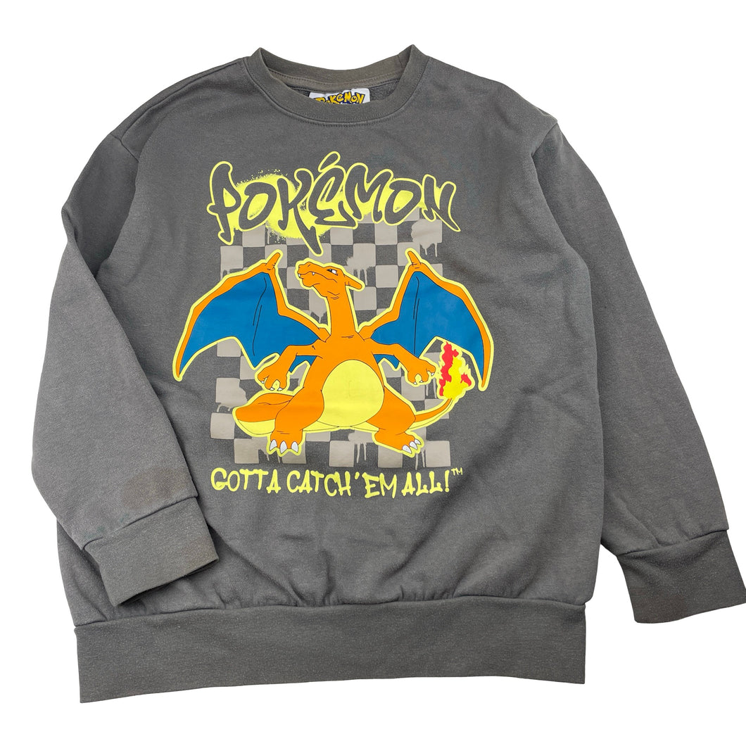 Boys Nintendo, Pokemon fleece lined sweater / jumper, pilling, FUC, size 10,  