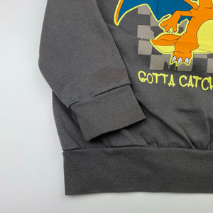 Boys Nintendo, Pokemon fleece lined sweater / jumper, pilling, FUC, size 10,  