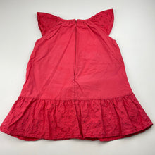 Load image into Gallery viewer, Girls Target, broderie trim cotton dress, FUC, size 2, L: 46cm