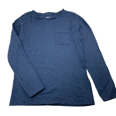 Boys Anko, blue long sleeve tee / top, GUC, size 8,  