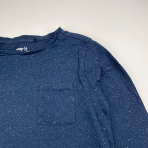 Boys Anko, blue long sleeve tee / top, GUC, size 8,  