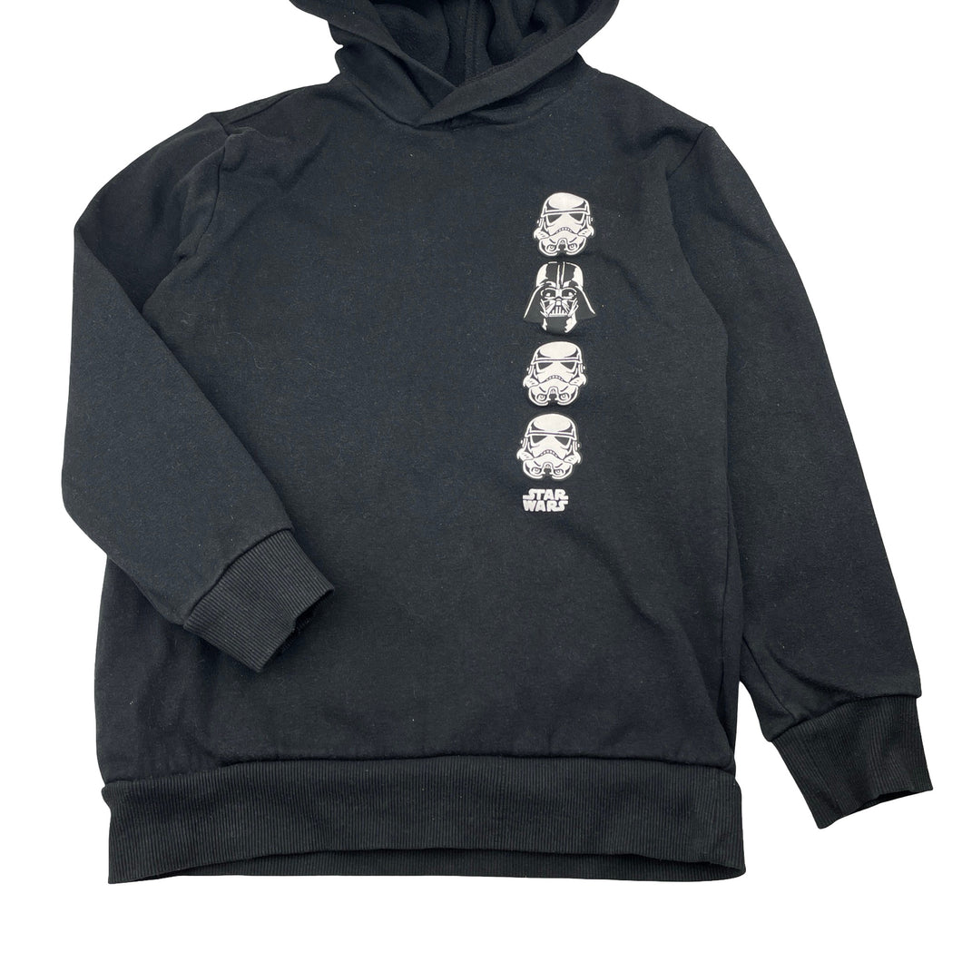 Boys Star Wars, fleece lined hoodie sweater, wash fade, FUC, size 10,  