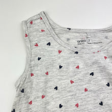 Load image into Gallery viewer, Girls Anko, grey marle sleeveless top, EUC, size 7,  