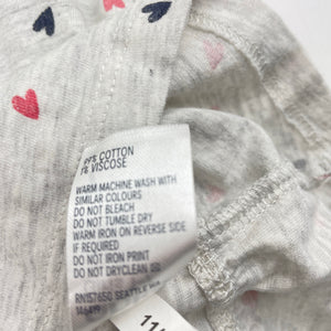 Girls Anko, grey marle sleeveless top, EUC, size 7,  
