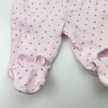 Load image into Gallery viewer, Girls Ollie&#39;s Place, pink cotton footed leggings / bottoms, GUC, size 00000,  