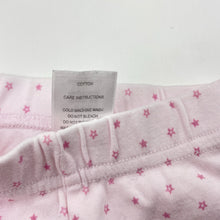 Load image into Gallery viewer, Girls Ollie&#39;s Place, pink cotton footed leggings / bottoms, GUC, size 00000,  