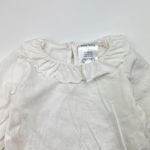 Load image into Gallery viewer, Girls Baby Baby, cotton long sleeve top, small mark front, FUC, size 1,  