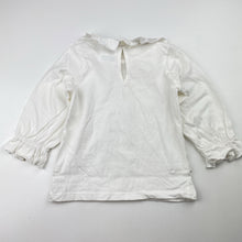 Load image into Gallery viewer, Girls Baby Baby, cotton long sleeve top, small mark front, FUC, size 1,  