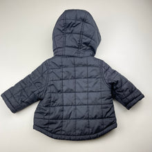 Load image into Gallery viewer, Boys Tilt, navy hooded jacket / coat, GUC, size 0,  