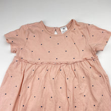 Load image into Gallery viewer, Girls Target, pink organic cotton casual dress, EUC, size 2, L: 48cm