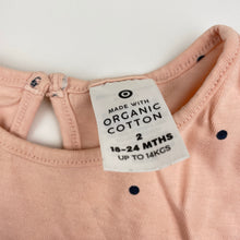Load image into Gallery viewer, Girls Target, pink organic cotton casual dress, EUC, size 2, L: 48cm