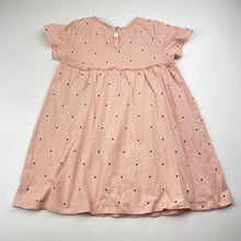 Load image into Gallery viewer, Girls Target, pink organic cotton casual dress, EUC, size 2, L: 48cm