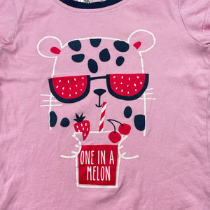 Girls Kids & Co, cotton pyjama tee / top, GUC, size 5,  