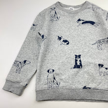 Load image into Gallery viewer, Boys Anko, fleece lined sweater / jumper, dogs, FUC, size 5,  