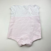 Load image into Gallery viewer, Girls Familiar, embroidered romper, teddy bear, EUC, size 000,  