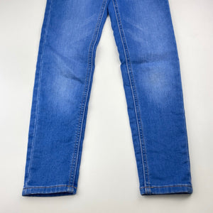 Girls Target, stretch denim leggings / jeggings, elasticated, Inside leg: 52.5cm, FUC, size 7,  