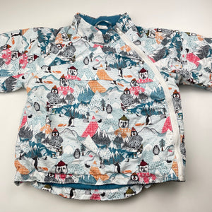 Boys H&M, fleece lined jacket / coat, no hood, GUC, size 2,  