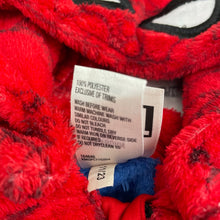 Load image into Gallery viewer, Boys Marvel, Spiderman fleece zip romper, detachable hood, GUC, size 0000,  