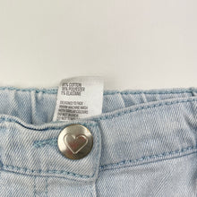 Load image into Gallery viewer, Girls Kids &amp; Co, stretch denim shorts, adjustable, FUC, size 6,  