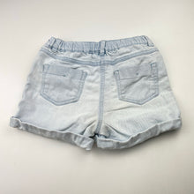 Load image into Gallery viewer, Girls Kids &amp; Co, stretch denim shorts, adjustable, FUC, size 6,  