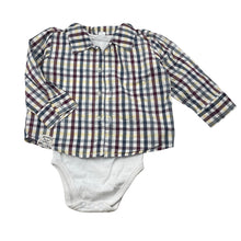 Load image into Gallery viewer, Boys Pumpkin Patch, cotton all-in-one shirt / romper, FUC, size 0,  