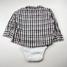 Load image into Gallery viewer, Boys Pumpkin Patch, cotton all-in-one shirt / romper, FUC, size 0,  