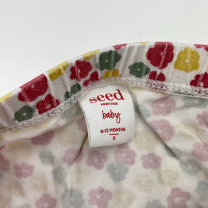 Girls Seed, stretchy floral leggings / bottoms, FUC, size 0,  