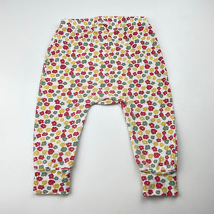Girls Seed, stretchy floral leggings / bottoms, FUC, size 0,  
