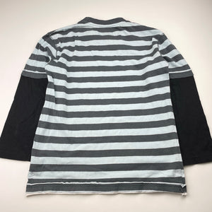 Boys CHEROKEE, striped cotton long sleeve tee / top, FUC, size 8-9,  