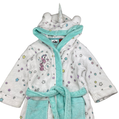 Girls My Little Pony, fleece dressing gown / bath robe, FUC, size 3,  