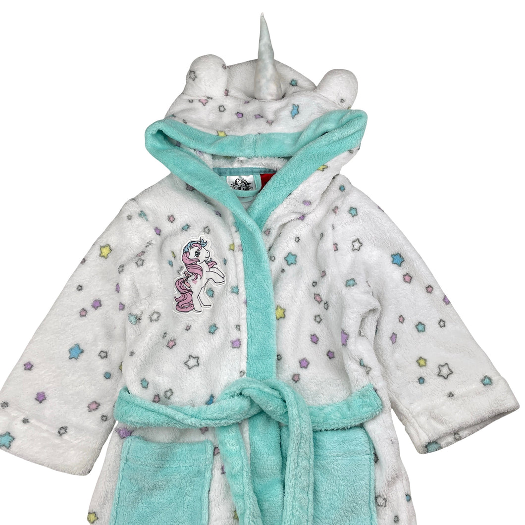 Girls My Little Pony, fleece dressing gown / bath robe, FUC, size 3,  